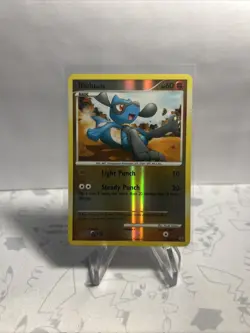 Pokemon - Riolu 91/127 Reverse Holo Platinum Base LP/NM - Image 2