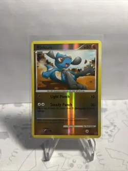 Pokemon - Riolu 91/127 Reverse Holo Platinum Base LP/NM - Image 3