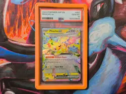 2024 POKEMON SSP EN-SURGING SPARKS #057 PIKACHU EX PSA 10 - Image 1