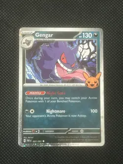 Gengar 057/091 Cosmos Holo Trick or Trade Pokemon TCG Card - Image 1