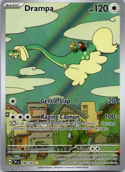Drampa 184/162 Illustration Rare Temporal Forces Pokemon NM - Image 1