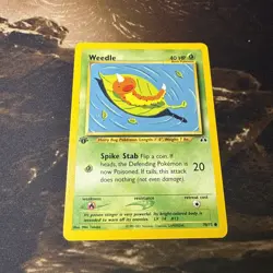 Weedle 70/75 Neo Discovery 1st Edition Pokemon Common - Image 1