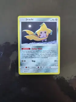 Pokemon TCG Jirachi Sun & Moon - Team Up 99/181 Regular Non-Holo Rare NM - Image 1