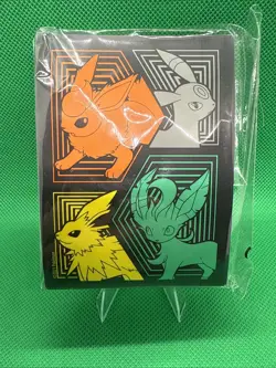 Pokemon TCG Card Sleeves Evolving Skies Leafeon, Umbreon ETB Card Protectors - Image 1
