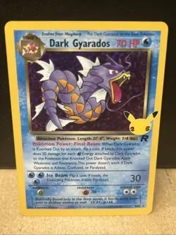 Dark Gyarados 8/82 Holo Rare Celebrations Classic Collection Pokemon - Image 1
