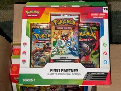 Pokemon TCG First Partner Illustration Collection Series 1 New Sealed - Image 1