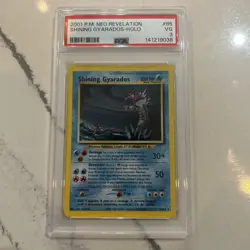 Pokemon TCG Shining Gyarados Holo Secret Rare Neo Revelation 65/64 Vintage Psa 3 - Image 1