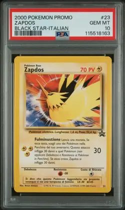 Pokemon | Black Star Promo | Zapdos PSA 10 Moltres PSA 9 Articuno PSA 9 | Mint - Image 1