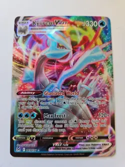 Pokemon TCG Kyurem VMAX Sword & Shield - Lost Origin 049/196 Holo Ultra Rare - Image 1