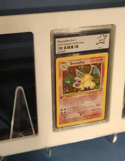 Pokemon Charizard Dracaufeu #4/102 Base Set 1ere Edition 1st French PCA 9.5 NEUF - Image 4