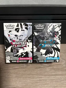 Pokemon Black Bolt White Flare Booster Bundle [Set of 2] Brand New and Sealed - Image 1