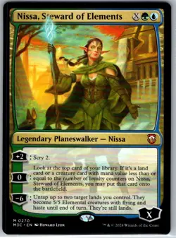 Nissa, Steward of Elements - 270 - Commander: Modern Horizons 3 - Magic MTG - NM - Image 1