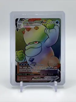 Pokemon TCG Galarian Darmanitan Vmax 187/185 NM Full Art Secret Rainbow Rare - Image 3