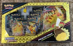 Pokemon Crown Zenith Pikachu VMAX Premium Collection Box Factory Sealed New - Image 1