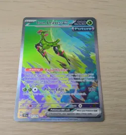 Pokemon Iron Leaves EX 203/162 Sv05: Temporal Forces Holo TCG Card - Image 1