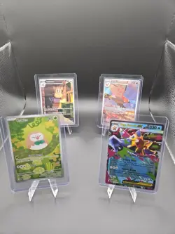Pokemon TCG Perfect Order Lot Of 4 Mega Starmie EX, Rowlet, Talonflame, Raticate - Image 1