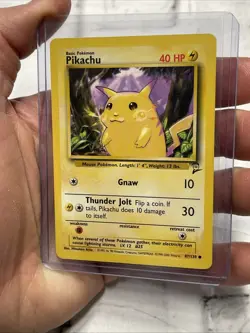 Pikachu 87/130 Base Set 2 Common Pokemon Card Vintage Card NM Near Mint Vtg WOTC - Image 2