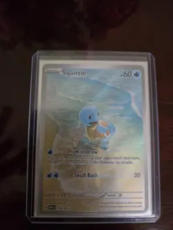 Squirtle 170/165 - Scarlet Violet 151 Illustration Rare English Pokemon NM - Image 1