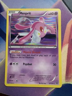 HP Pokemon TCG - Mesprit 37/101 - Holo Rare Plasma Blast - Image 1