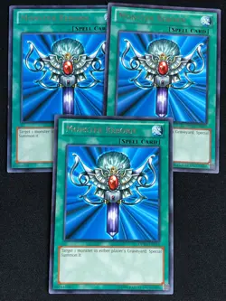 YUGIOH MONSTER REBORN DYPG-EN019 RARE X3 (NM) - Image 1