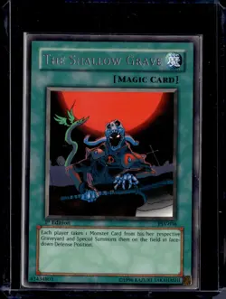 The Shallow Grave - PSV-036 / Rare - 1st Edition 1996 (MP) / Yu-Gi-Oh TCG - Image 1