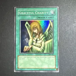 Yu-Gi-Oh! TCG Graceful Charity SDP-040 Super Rare 1st Edition - Image 1