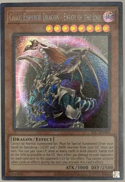 Chaos Emperor Dragon - Envoy of the End IOC-EN000 SECRET RARE Yugioh - Image 1