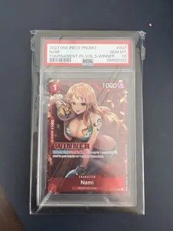 Nami [Tournament Winner] ST01-007 One Piece StarterDeck 1: Straw Hat Crew PSA 10 - Image 1