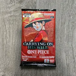 One Piece OP-13 Carrying On His Will Booster Pack 12 Cards English Version - Image 1