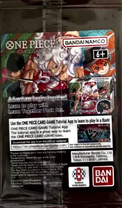 Bandai One Piece Monkey D. Luffy US Voyage P-055 Holo Card Gonzaga - Image 2