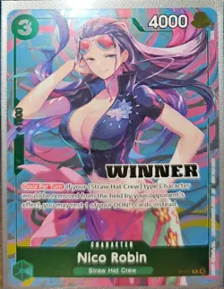 Nico Robin (Heroines Battle Winner Pack) P-111 One Piece Promotion Cards Foil - Image 1