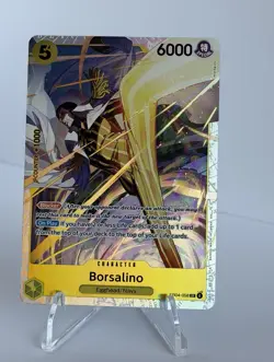 Bandai One Piece Borsalino EB04-058 Special Foil Blocker Egghead Navy Card SR - Image 1