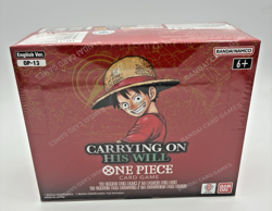 One Piece OP13 OP-13 TCG Carrying On His Will Booster Box English SEALED - Image 1