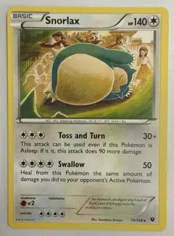Pokemon TCG Snorlax 77/124 Fates Collide NM/M - Image 1