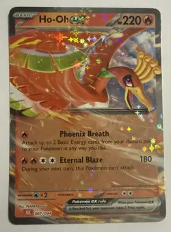Pokemon Ho-oh ex 007/034 Trading Card Game Classic Holo TCG Card Fresh Pulled - Image 1