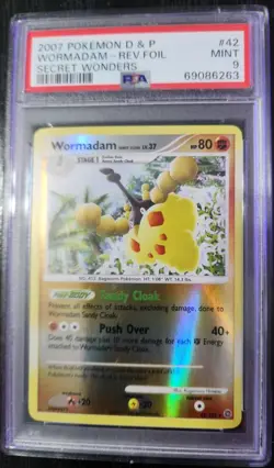 Pokemon - Wormadam (Sandy Cloak) Lvl 37 Rev Holo - Secret Wonders - #42 - PSA 9 - Image 1