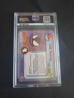 Pokemon PSA 10 Gastly Topps Animation Series 2 - Image 2