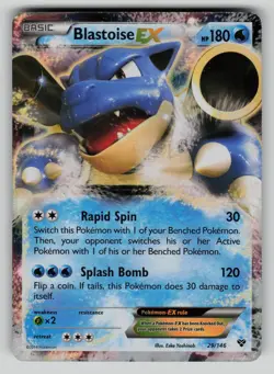Blastoise EX 29/146 Holo Rare EX XY Pokemon NM - Image 1