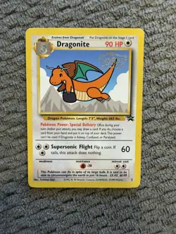 90’s Pokemon Dragonite Kids WB Movie Promo 90 HP Wizards of the Coast #5 - Image 3