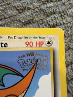 90’s Pokemon Dragonite Kids WB Movie Promo 90 HP Wizards of the Coast #5 - Image 4