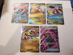 Ascended Heroes Ex Mega Pokemon & Trainer Bundle Lot Of 5 - NM Pokemon TCG - Image 1