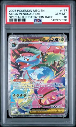 (PSA 10) Pokemon: Mega Evolution – Mega Venusaur ex #177 [Special Illustration] - Image 1