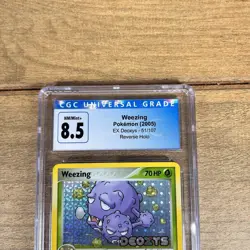 Pokemon TCG 2005 EX Deoxys Weezing- 51/107 Reverse Holo Grade 8.5 - Image 2