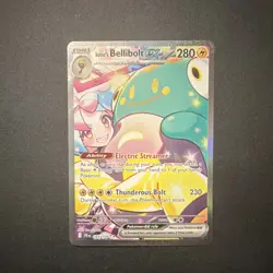 Pokemon Iono's Bellibolt ex 183/159 SV09 Journey Together Holo Special Illustra… - Image 1