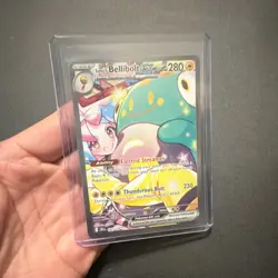 Pokemon Iono's Bellibolt ex 183/159 SV09 Journey Together Holo Special Illustra… - Image 3