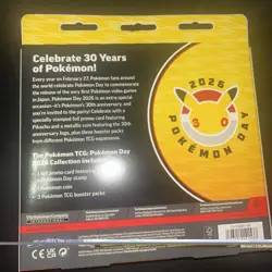Pokemon Day 2026 Collection 30th Anniversary Special Pikachu Promo SEALED - Image 4