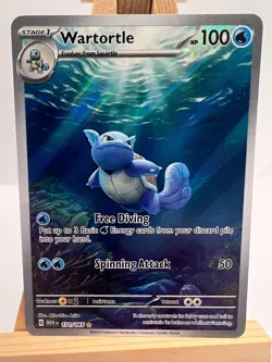 Pokemon TCG - S&V 151 - 171/165 Wartortle - Illustration Rare - NM/M - Image 1