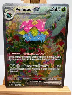 Pokemon TCG - S&V 151 - 198/165 Venusaur ex - Special Illustration Rare - NM/M - Image 1