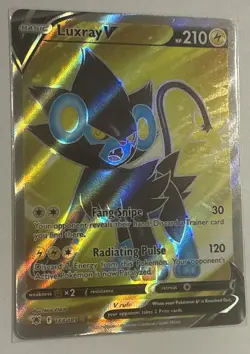 Luxray V (Full Art) 168/189 Swsh10: Astral Radiance Holo Fresh Pull TCG Pokemon - Image 3