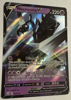 Pokemon TCG Necrozma V 063/163 Swsh05: Battle Styles Holo Near Mint - Image 2